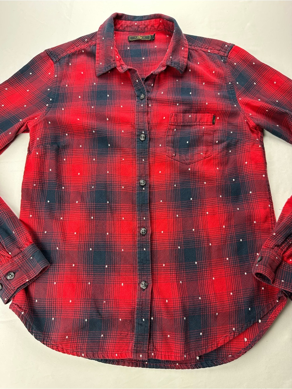 Obey Redwood Plaid Flannel Button Down Streetwear Western Cowgirl Cowboy Rodeo S